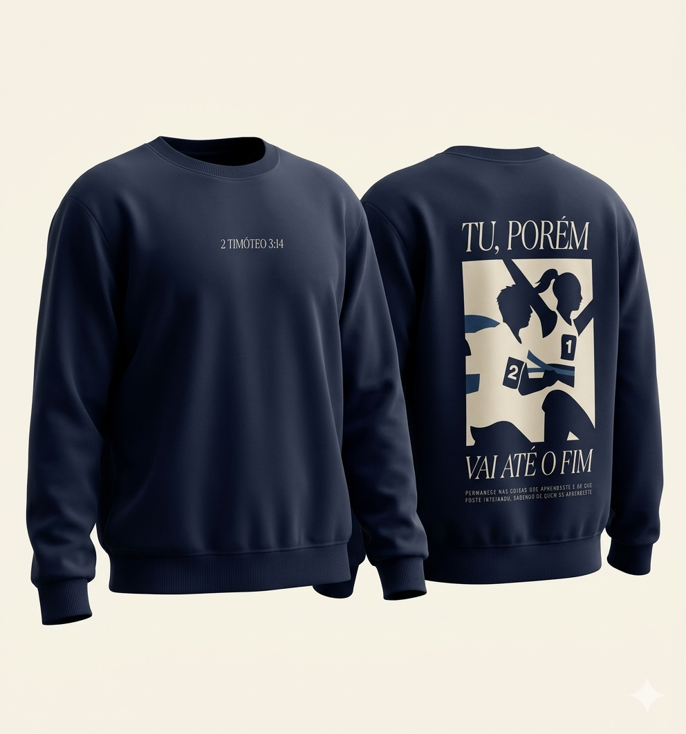 Moletom Ajo.Veste - Tu, Porém Vai Até o Fim